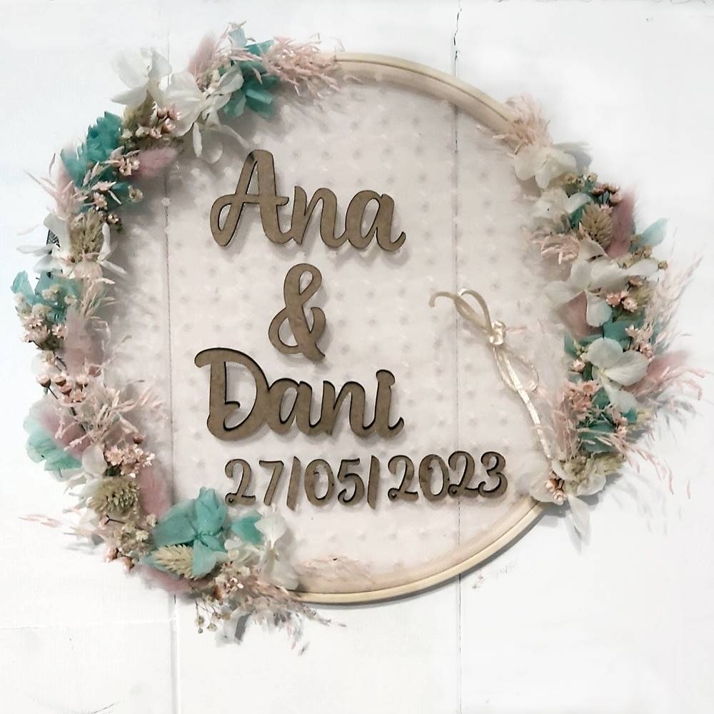 Bastidor para anillos boda - Imagen 3