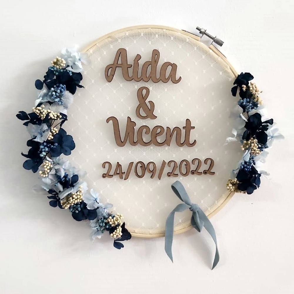 Bastidor para anillos boda