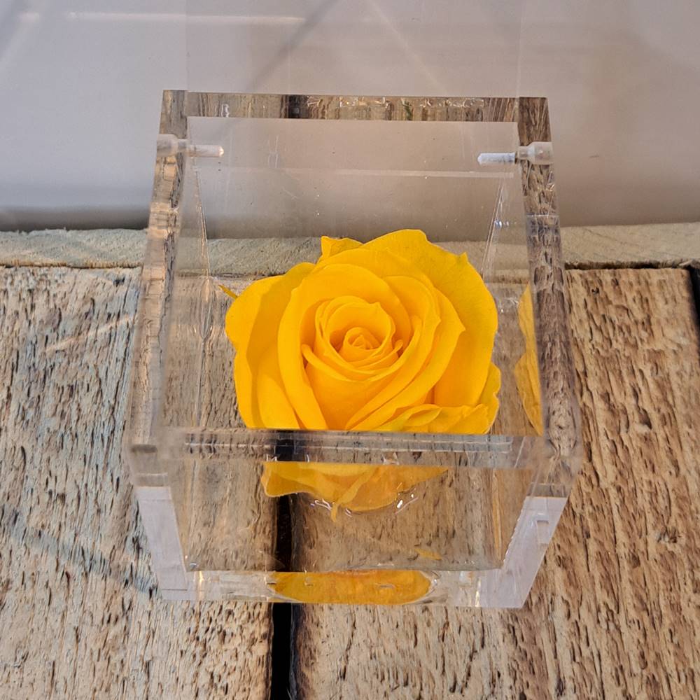 Flowercube rosa estabilizada perfumada - Imagen 11