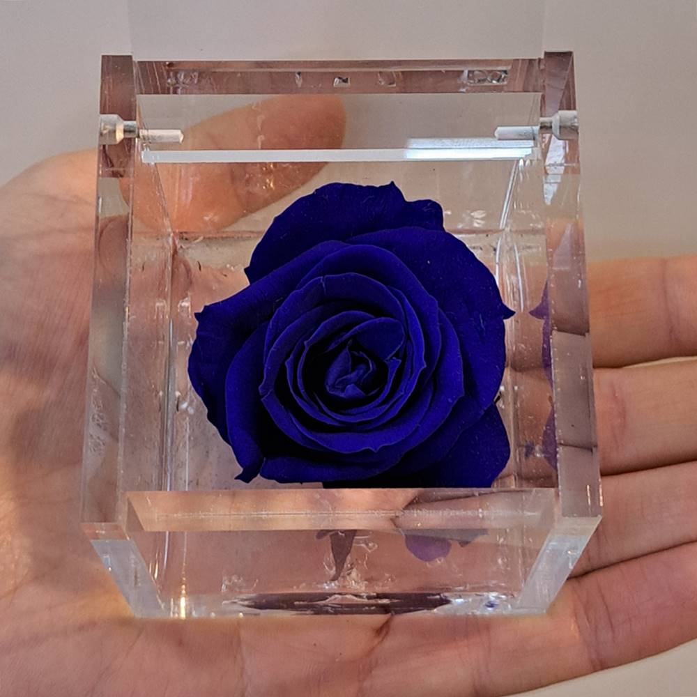 Flowercube rosa estabilizada perfumada - Imagen 5