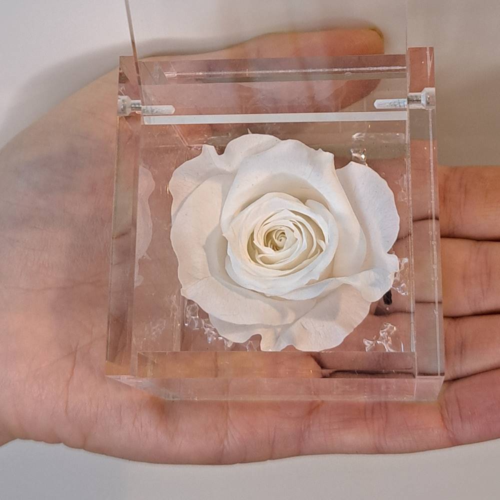 Flowercube rosa estabilizada perfumada - Imagen 4