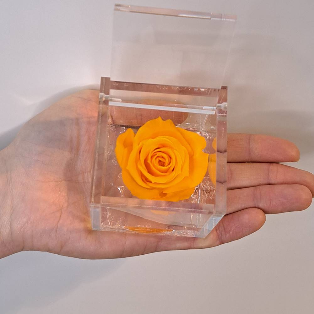 Flowercube rosa estabilizada perfumada - Imagen 9