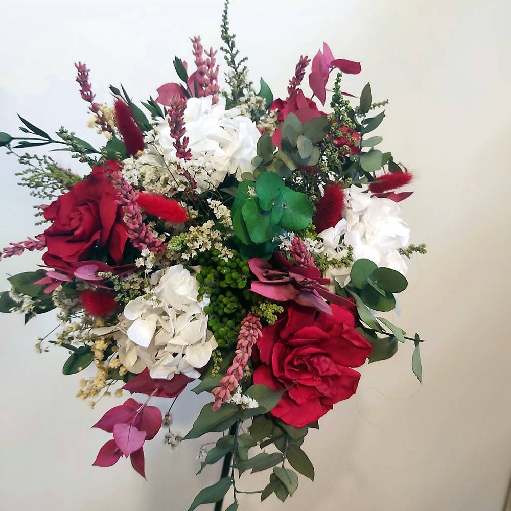 Ramo preservado Red Cherry