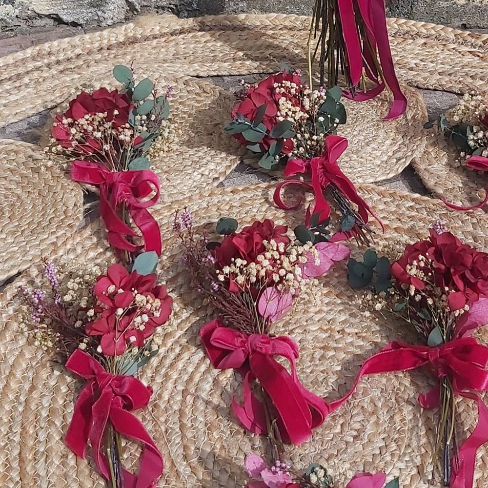 Mini ramito a juego del ramo de novia